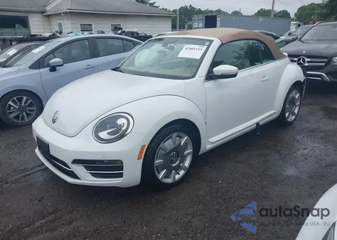 2017 Volkswagen Beetle S/Se/Classic/Pink/Sel из США, поврежденный, VIN 3VW517AT1HM809338